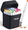 Ohuhu Alcohol Markers Brush Tip: Alcohol-based Refillable 48 Colors Double Tipped Art Marker Set for Artist Adults Coloring Sketch Illustrations - Brush Chisel Dual Tips - Honolulu of Ohuhu Markers